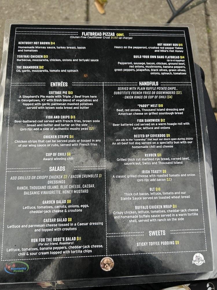 Slainte Public House Menu image 4